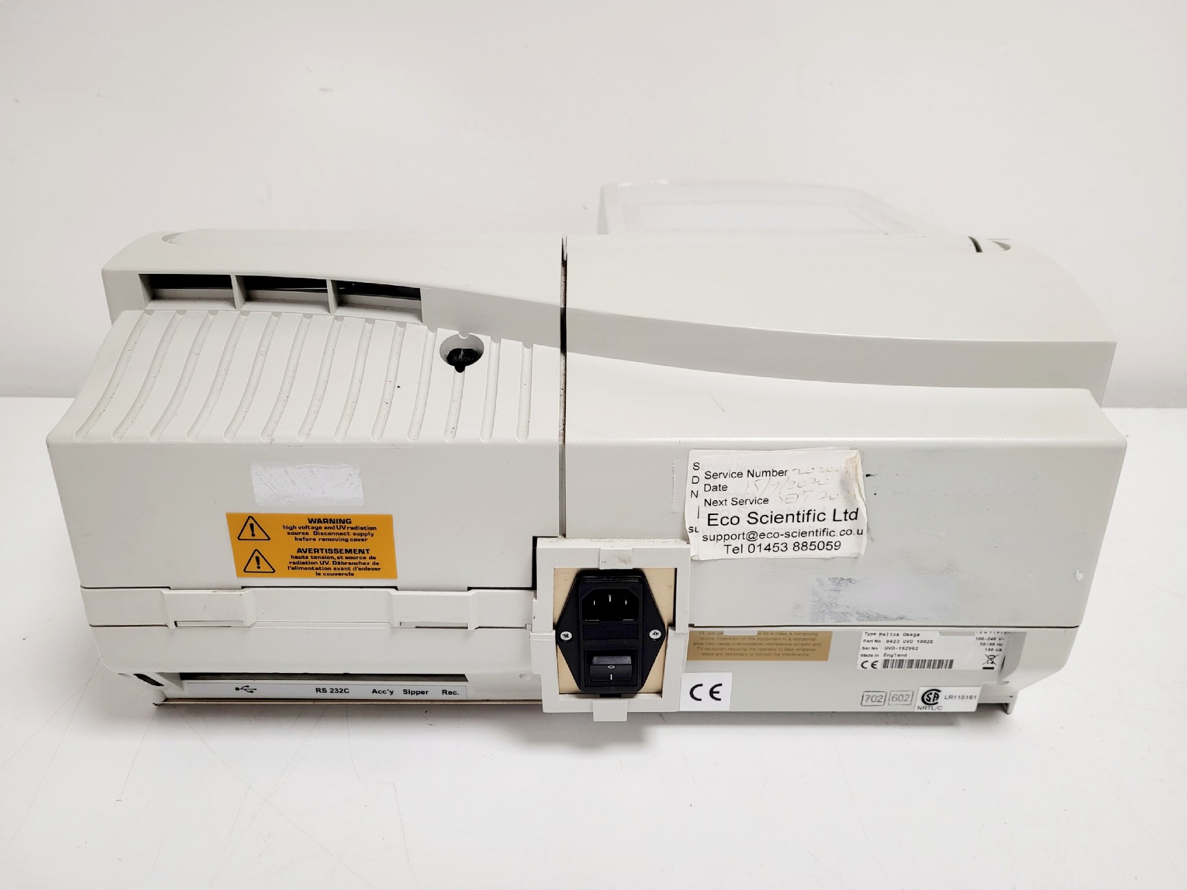 Thermo Scientific Helios Omega UV-VIS Spectrophotometer Lab