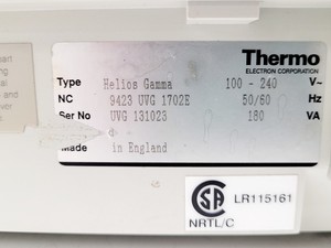 Thumbnail image of Thermo Electron Corporation Helios Gamma UV-VIS Spectrophotometer