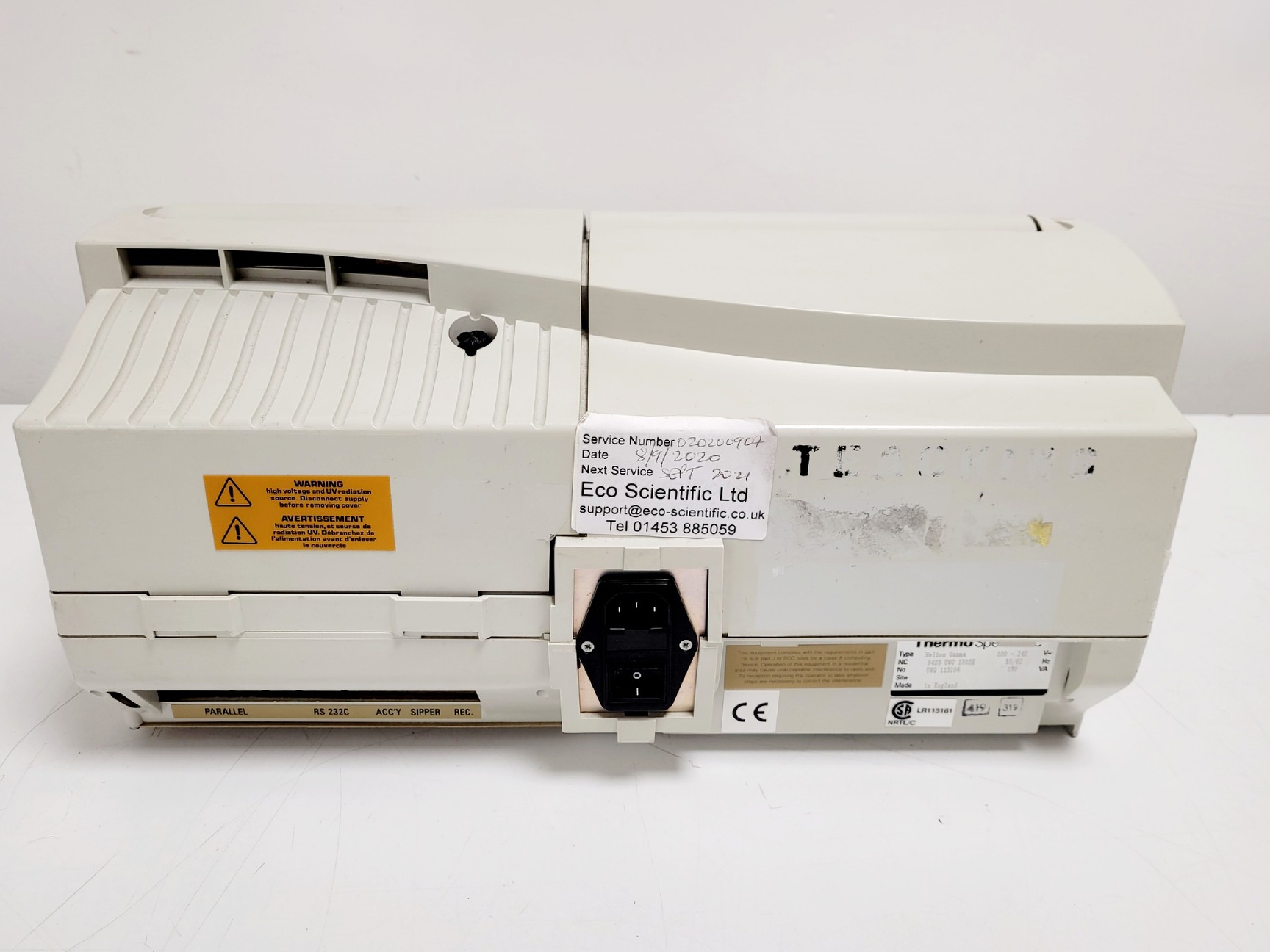 Image of Thermo Electron Corporation Helios Gamma UV-VIS Spectrophotometer