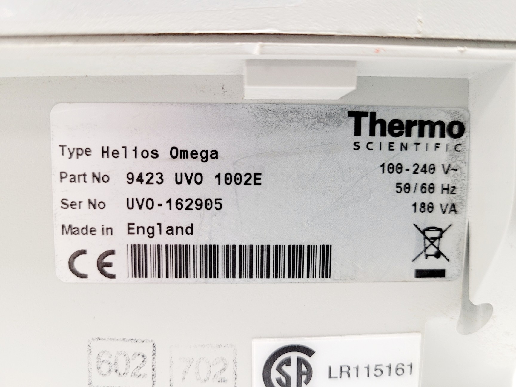 Image of Thermo Scientific Helios Omega UV-VIS Spectrophotometer Lab