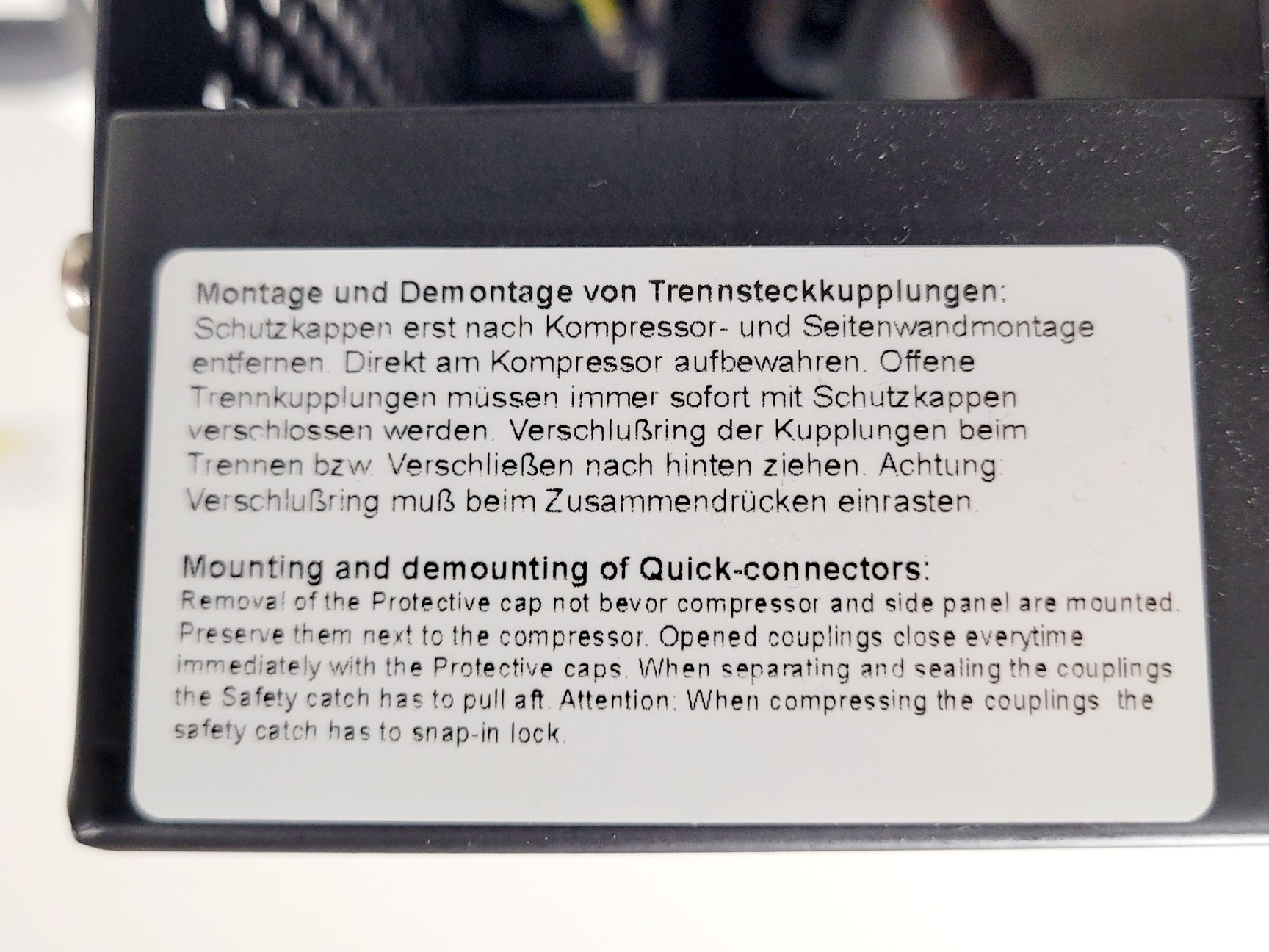 Image of MBraun Glove Box Side Mounted Freezer for a Uni Lab Pro Spares/Repair Lab