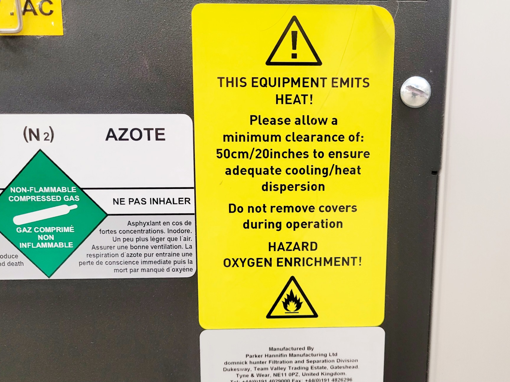 Image of Parker Balston NitroFlowLab Mobile Nitrogen Gas Generator Lab
