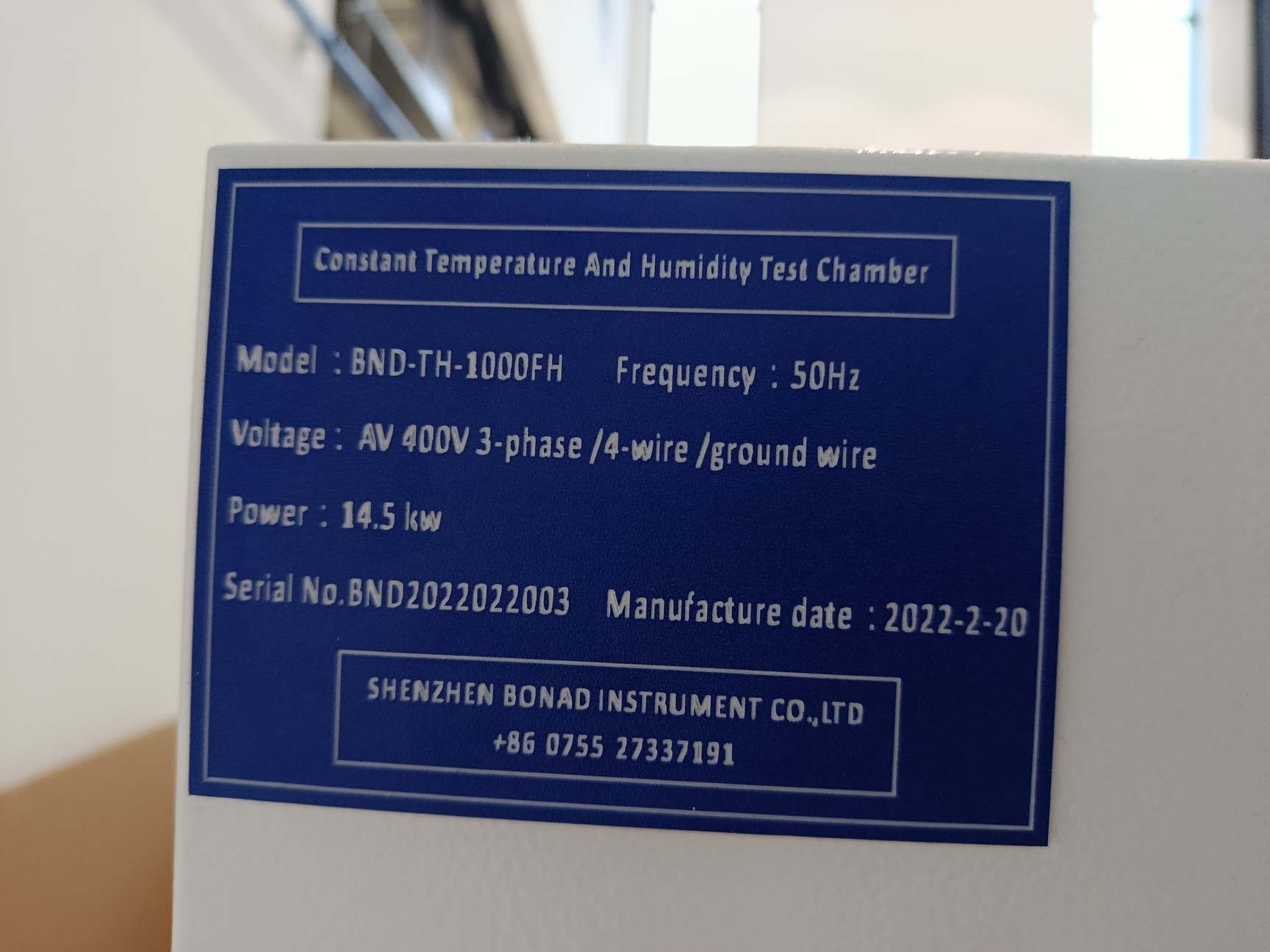 Image of Shenzhen Controlled Temperature & Humidity Test Chamber, 1000L, -40°C to +200°C