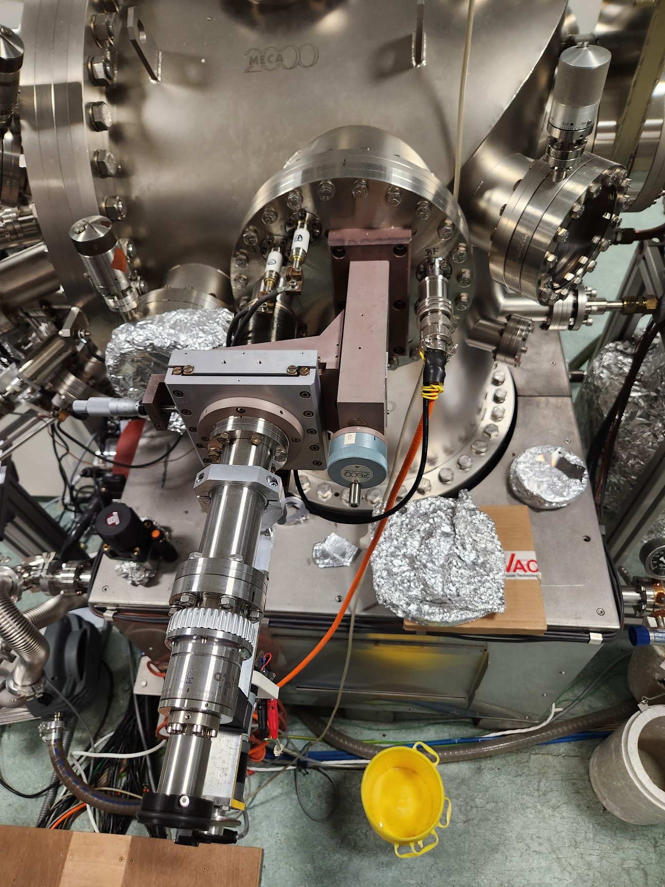 Image of MECA 2000 MBE System with Various Pumps, Controllers & Vacuum Equipment