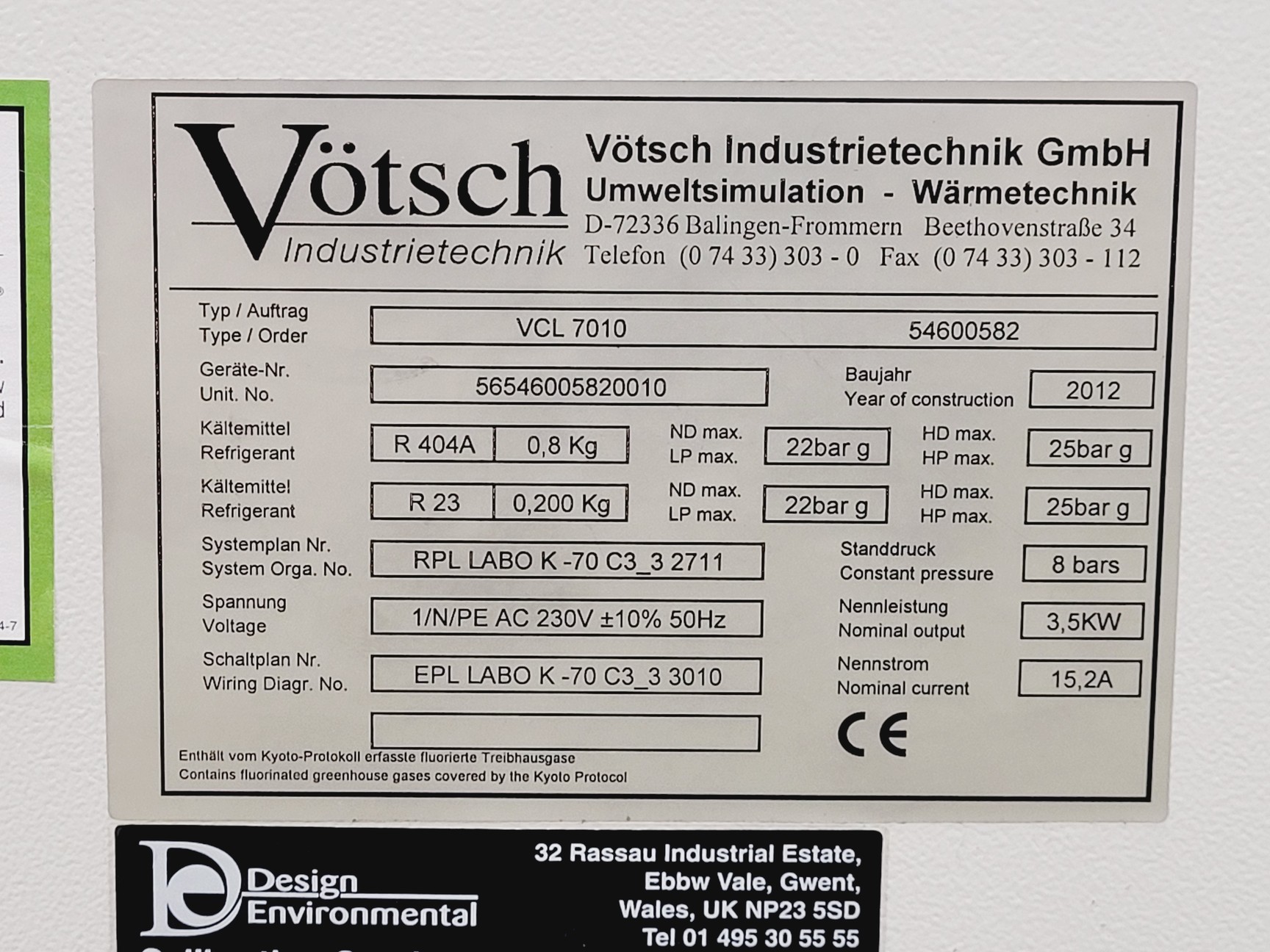 Image of Votsch VCL 7010 Environmental Test Chamber