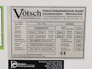 Thumbnail image of Votsch VCL 7010 Environmental Test Chamber