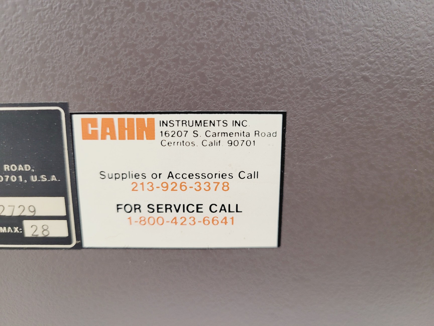Image of CAHN C-31 Automatic Electric Microbalance 