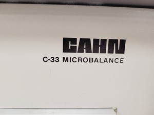 Thumbnail image of CAHN C-33 Automatic Electric Microbalance Lab