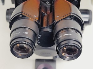 Thumbnail image of Nikon TE2000E Inverted Microscope Cameras, Fluorescence & Vibration Isolation