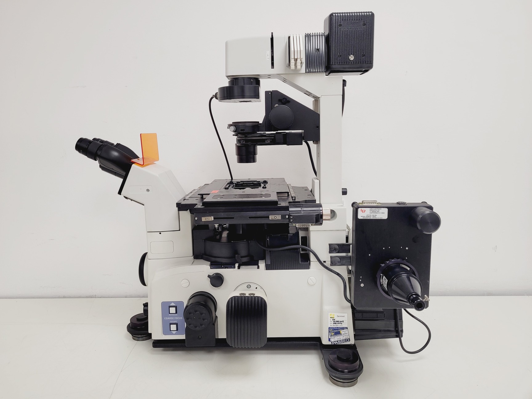Inverted Microscope With Camera Nikon TE2000E Inverted Microscope Cameras, Fluorescence & Vibration ...