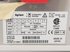 Thumbnail image of Agilent 1100/1200 Series HPLC System G1316A, G1314A, G1364A, G1330B