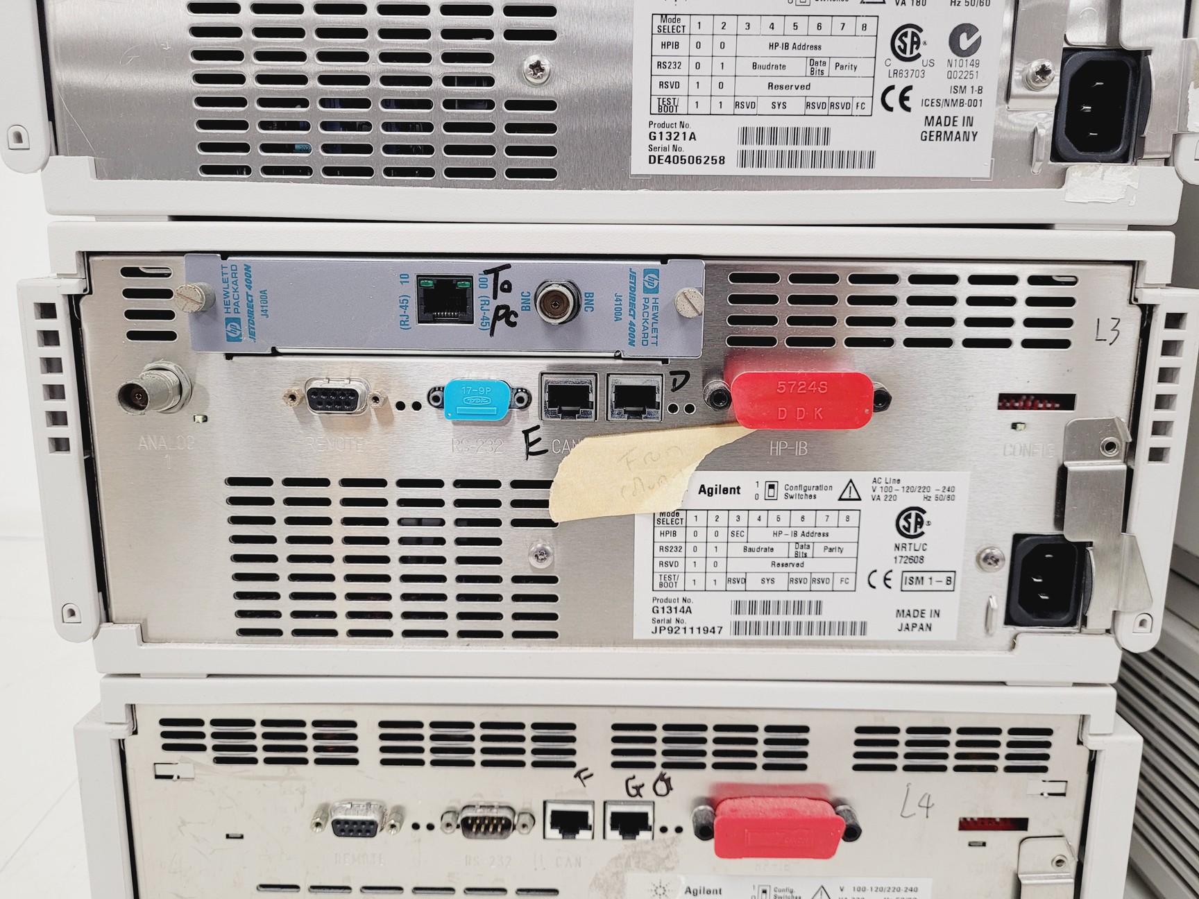 Image of Agilent 1100/1200 Series HPLC System G1316A, G1314A, G1364A, G1330B