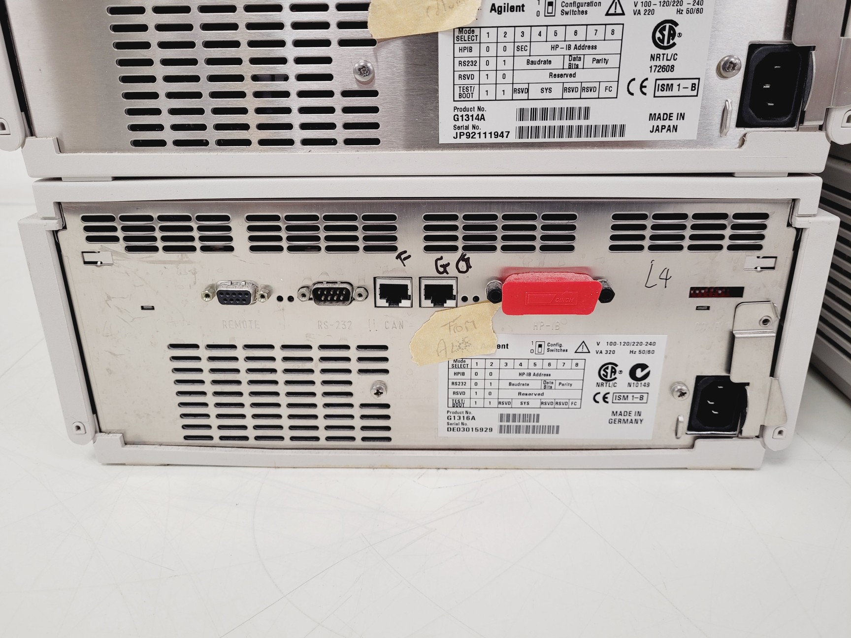 Image of Agilent 1100/1200 Series HPLC System G1316A, G1314A, G1364A, G1330B