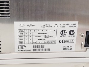 Thumbnail image of Agilent 1100/1200 Series HPLC System G1316A, G1314A, G1364A, G1330B