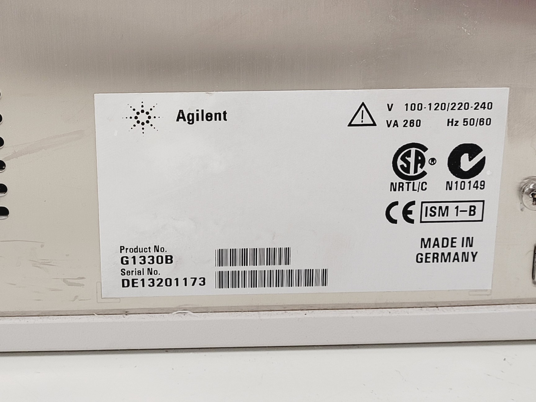 Image of Agilent 1100/1200 Series HPLC System G1316A, G1314A, G1364A, G1330B