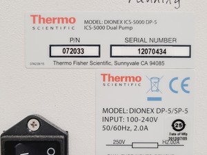 Thumbnail image of Thermo Scientific Dionex ICS-5000+ Ion Chromatography System