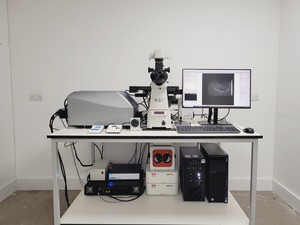 Thumbnail image of Nikon Eclipse Ti/VT-iSIM Confocal Microscope System w/ PC & Software Lab