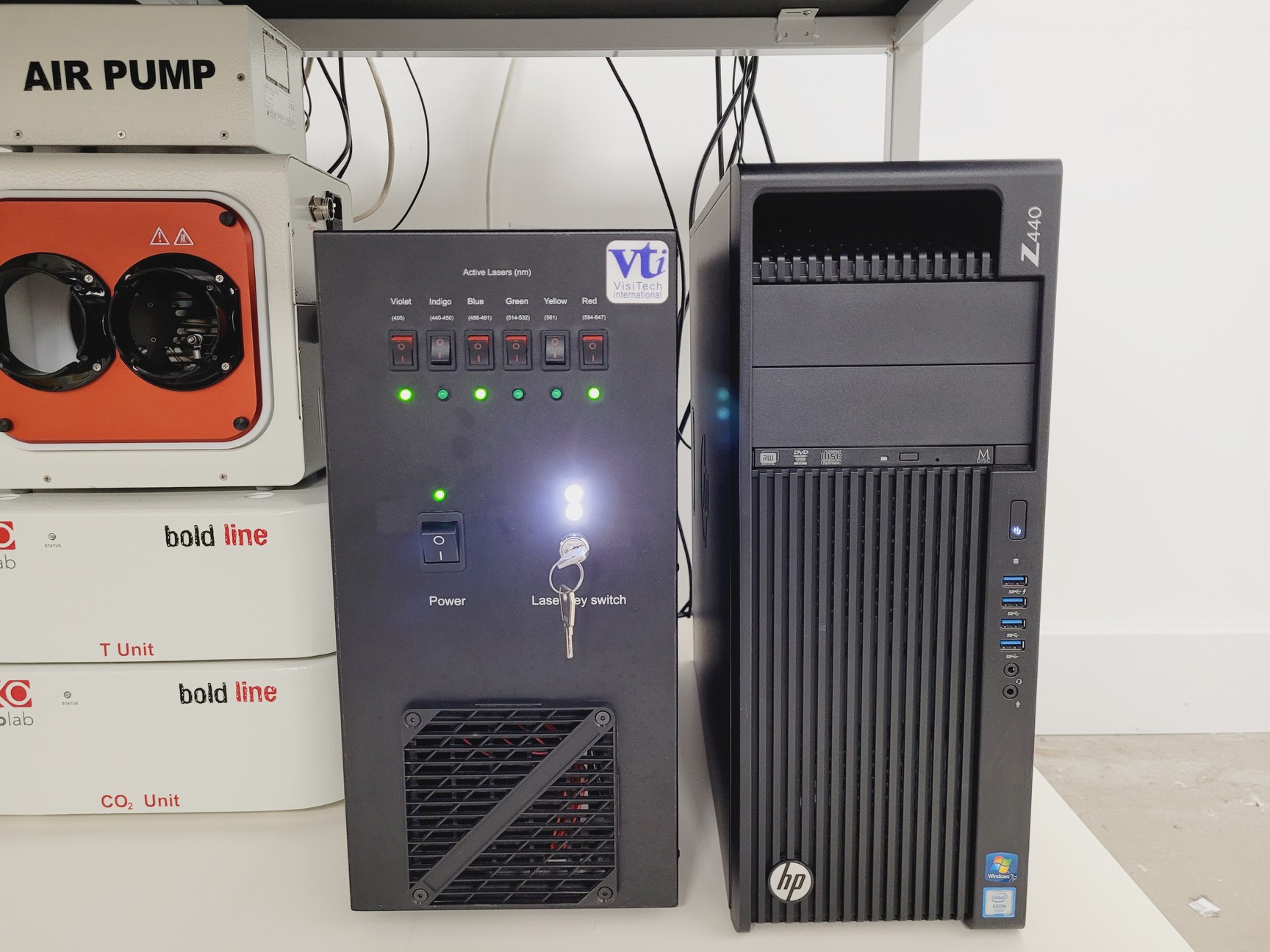 Image of Nikon Eclipse Ti/VT-iSIM Confocal Microscope System w/ PC & Software Lab
