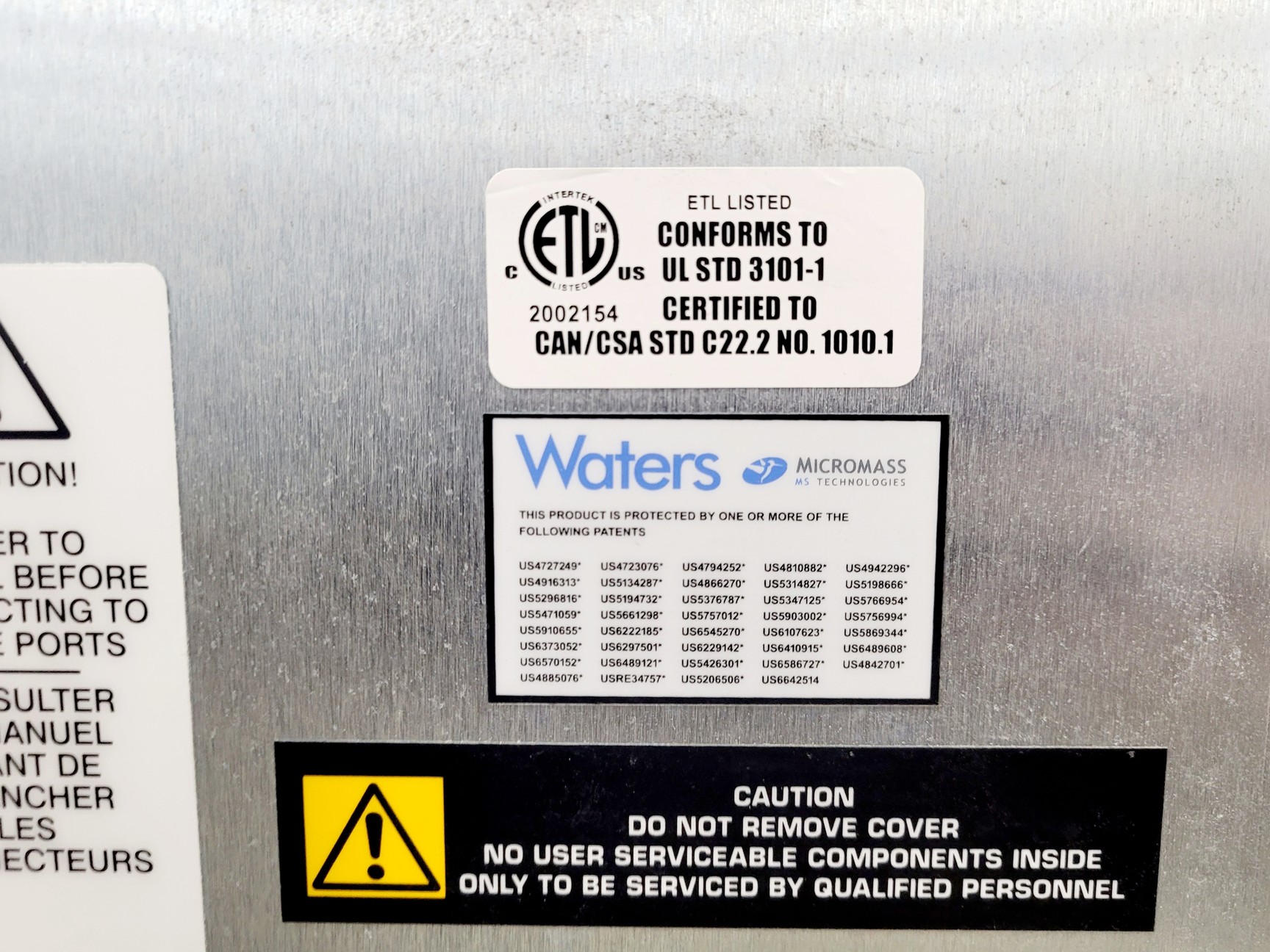 Image of Waters Micromass ZQ Detector Mass Spectrometer Lab