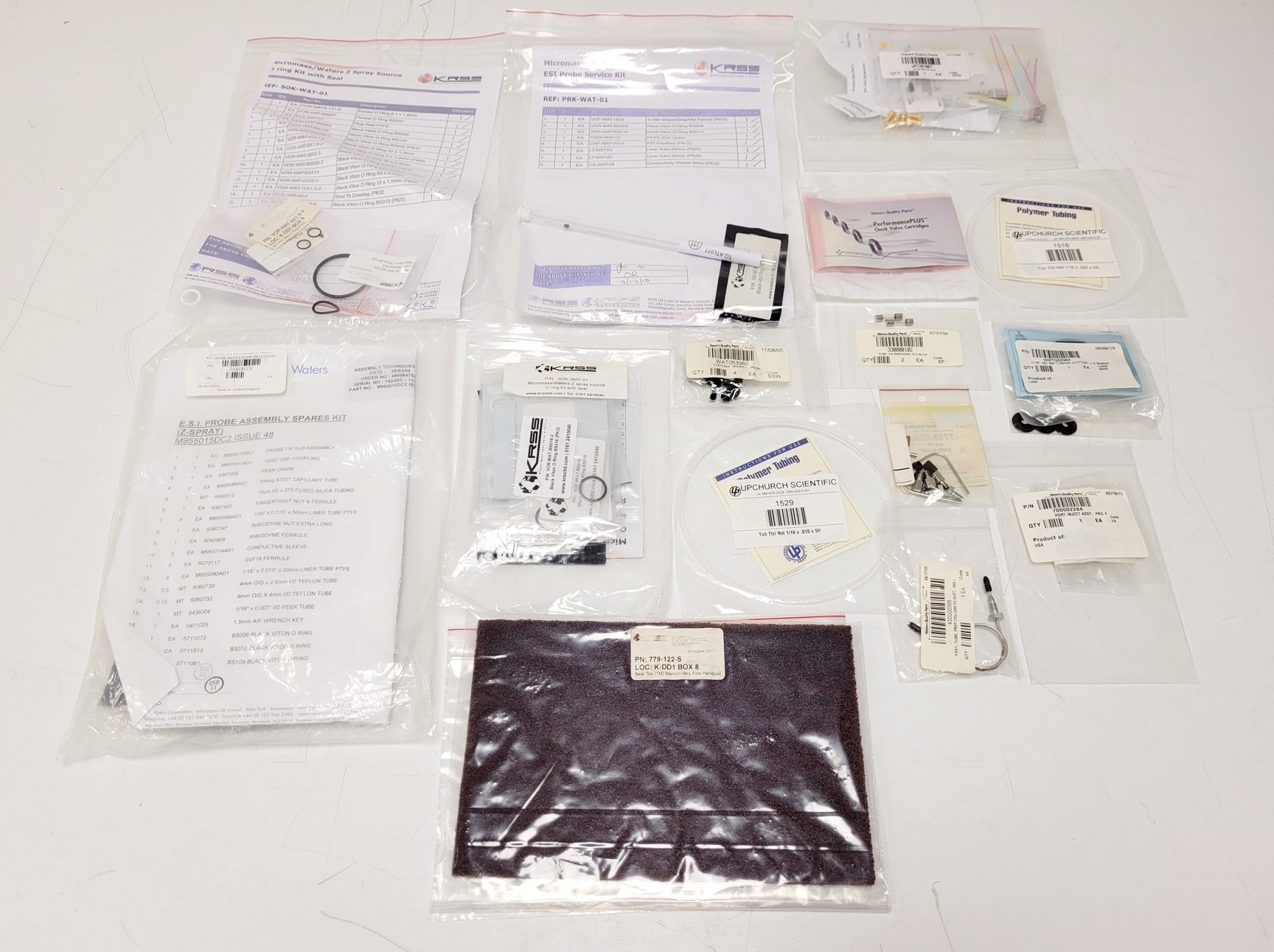 Image of Job Lot of Waters HPLC / LC-MS Spare Parts, Maintenance Kits & Consumables