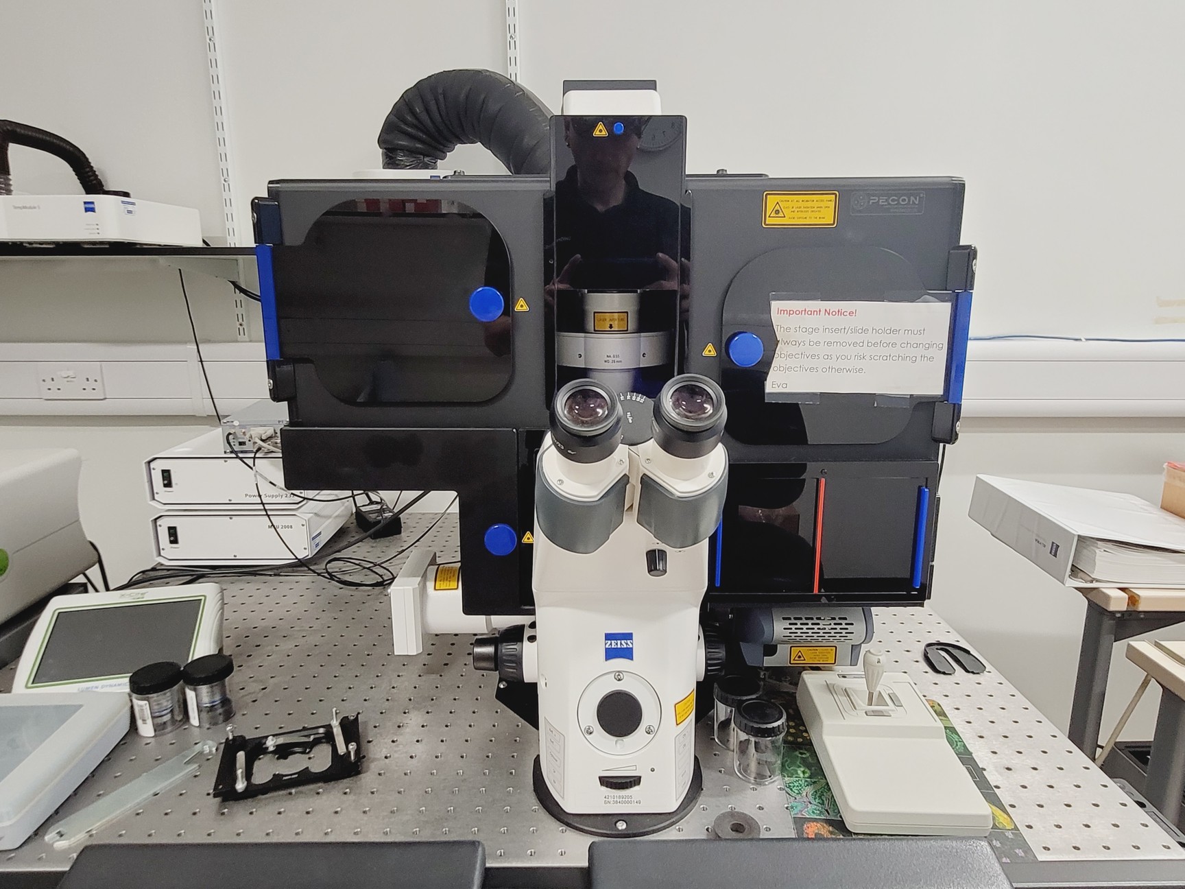 Image of Zeiss ELYRA PS.1 Confocal Microscope System w/ Observer.Z1, PC, Software & Optic