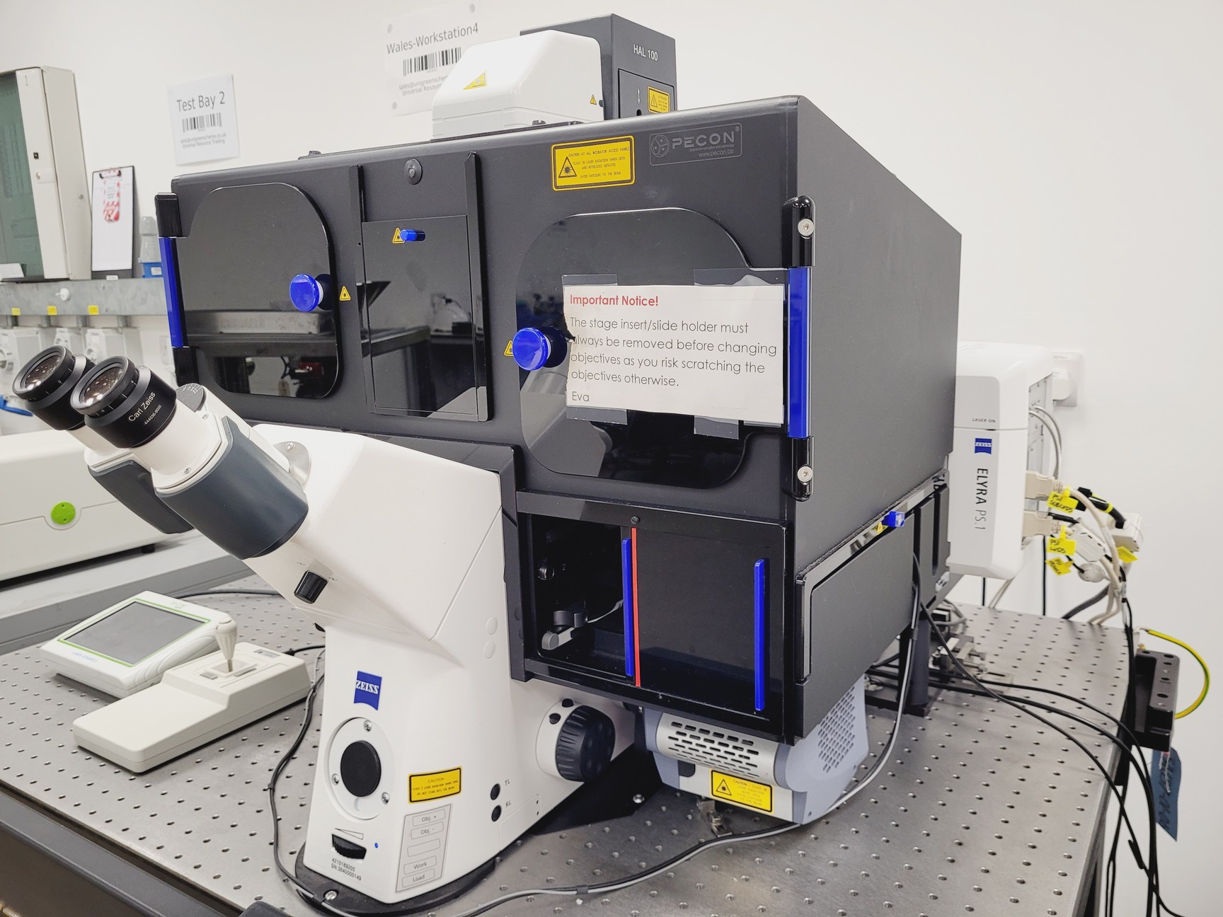 Image of Zeiss ELYRA PS.1 Confocal Microscope System w/ Observer.Z1, PC, Software & Optic