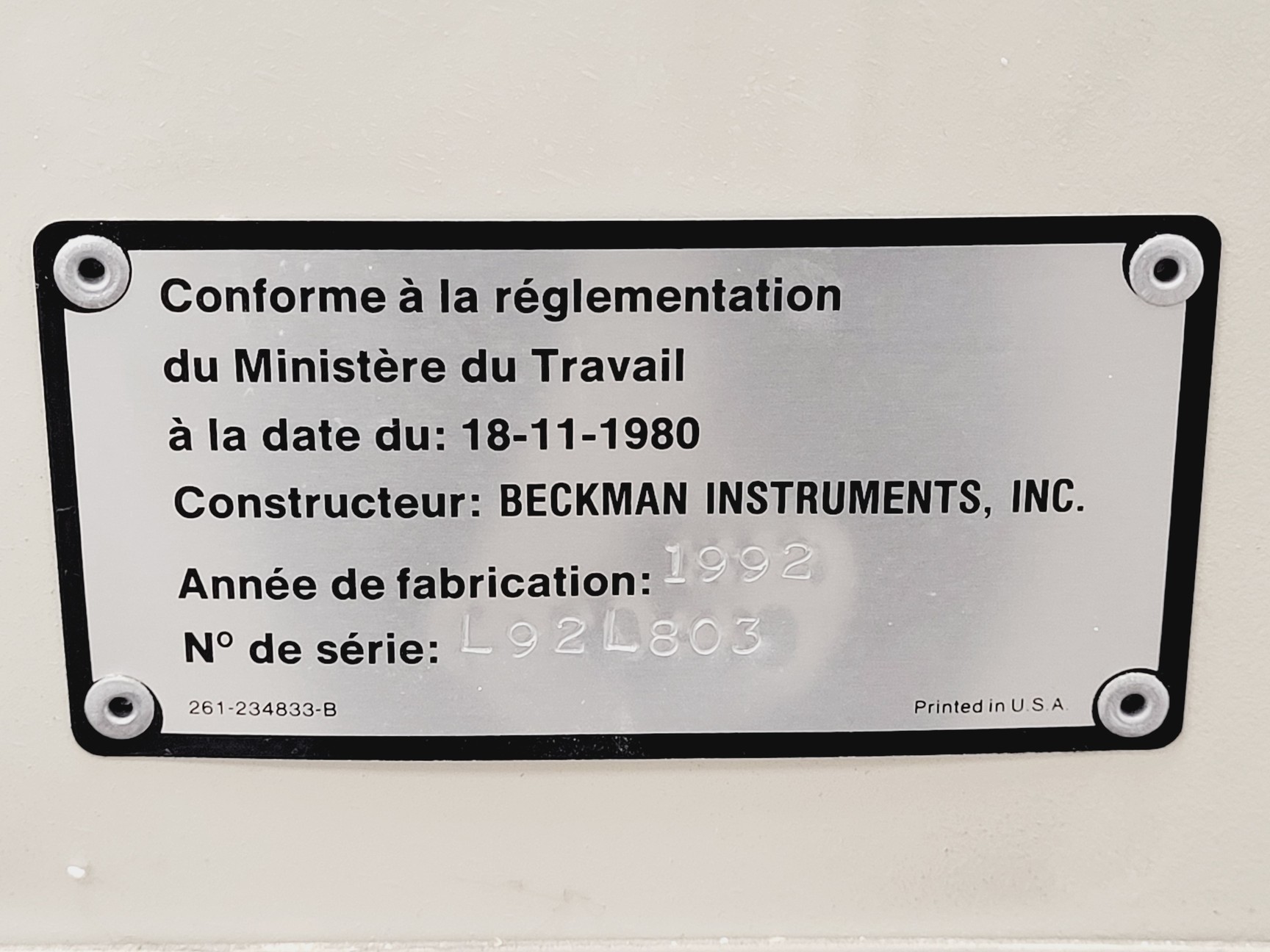 Image of Beckman Coulter Optima L80 Ultracentrifuge