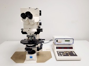 Image of Zeiss Axiophot Photomicroscope w/ HBO 100, G509159, 5 x Objectives 