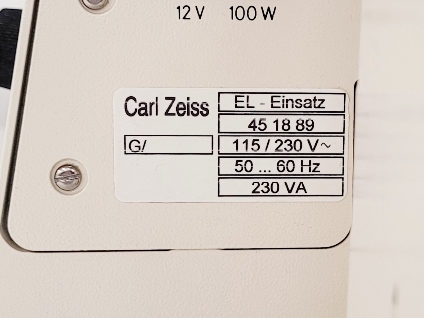 Image of Zeiss Axiophot Photomicroscope w/ HBO 100, G509159, 5 x Objectives 