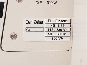 Thumbnail image of Zeiss Axiophot Photomicroscope w/ HBO 100, G509159, 5 x Objectives 