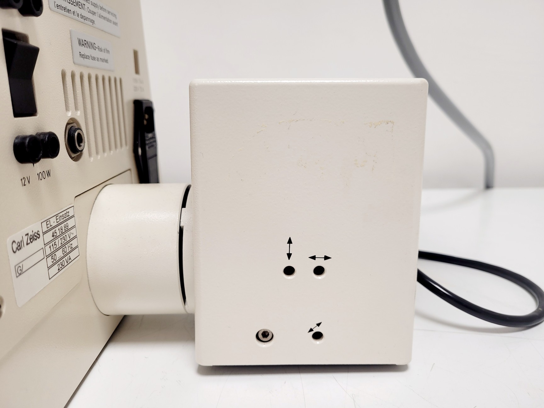Image of Zeiss Axiophot Photomicroscope w/ HBO 100, G509159, 5 x Objectives 