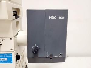 Thumbnail image of Zeiss Axiophot Photomicroscope w/ HBO 100, G509159, 5 x Objectives 