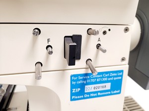 Thumbnail image of Zeiss Axiophot Photomicroscope w/ HBO 100, G509159, 5 x Objectives 