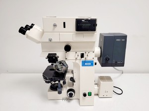 Thumbnail image of Zeiss Axiophot Photomicroscope w/ HBO 100, G509159, 5 x Objectives 