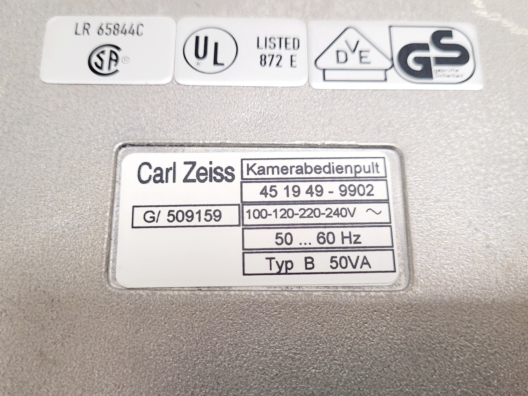 Image of Zeiss Axiophot Photomicroscope w/ HBO 100, G509159, 5 x Objectives 