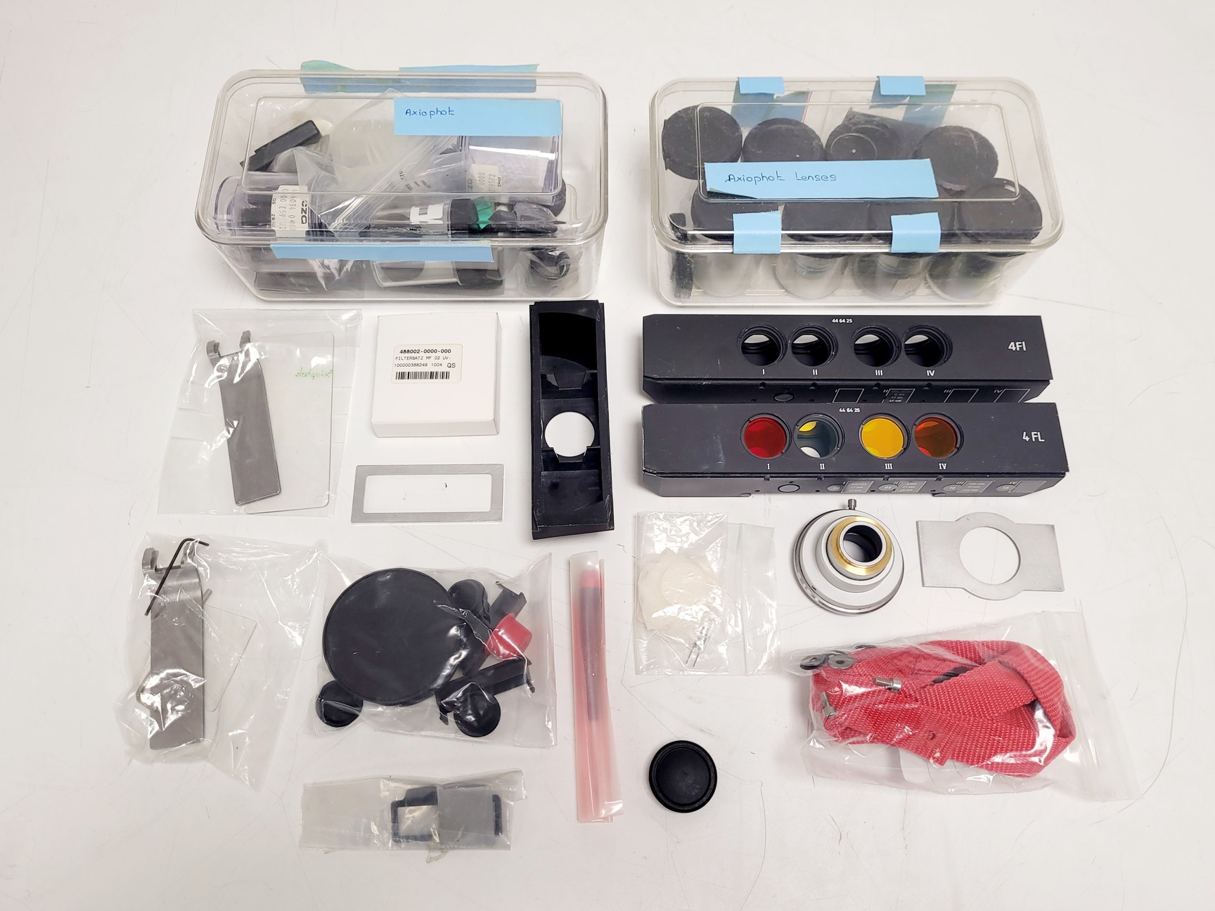 Image of Zeiss Axiophot Photomicroscope w/ HBO 100, G509159, 5 x Objectives 
