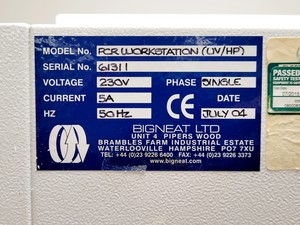 Thumbnail image of Bigneat PCR Workstation (UV/HP) Lab