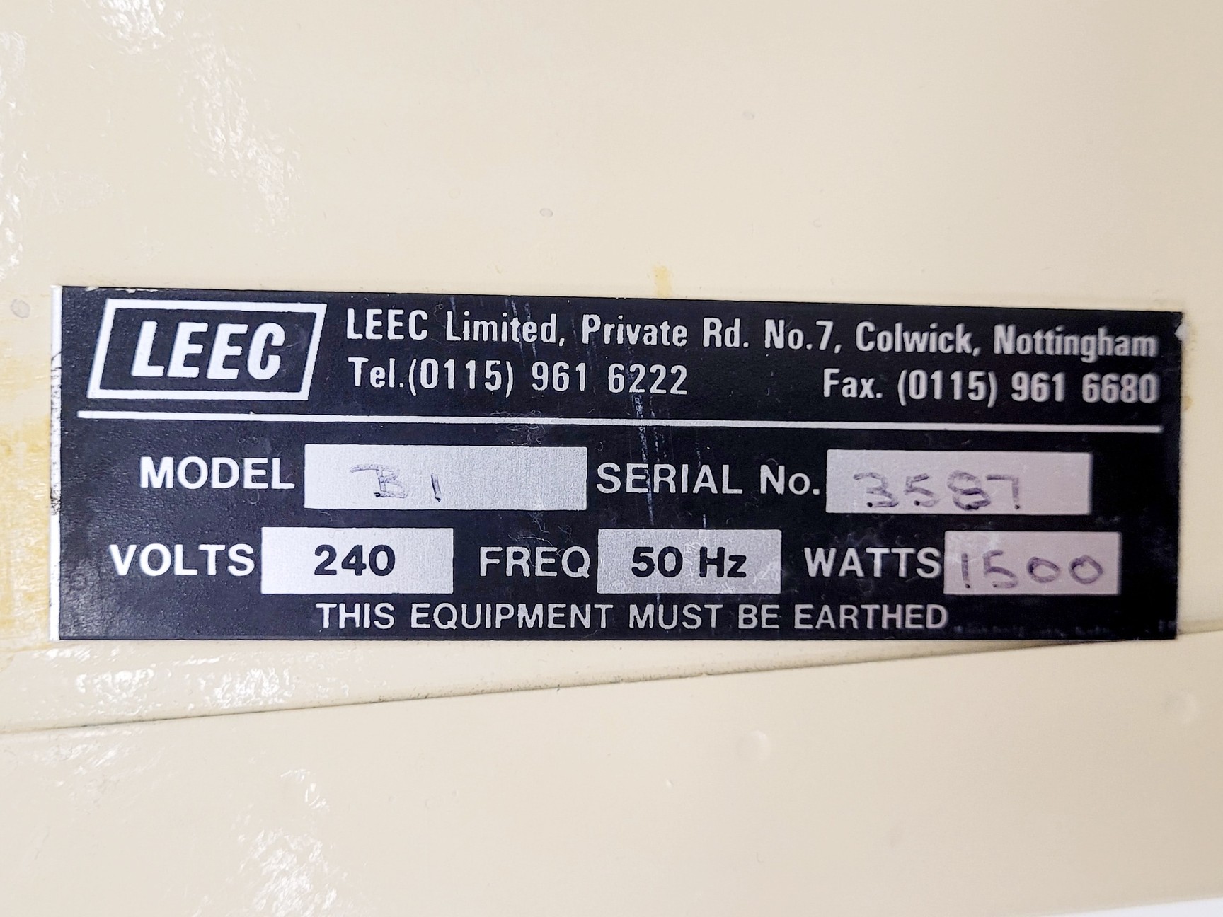 Image of Leec B1 Drying Oven Lab