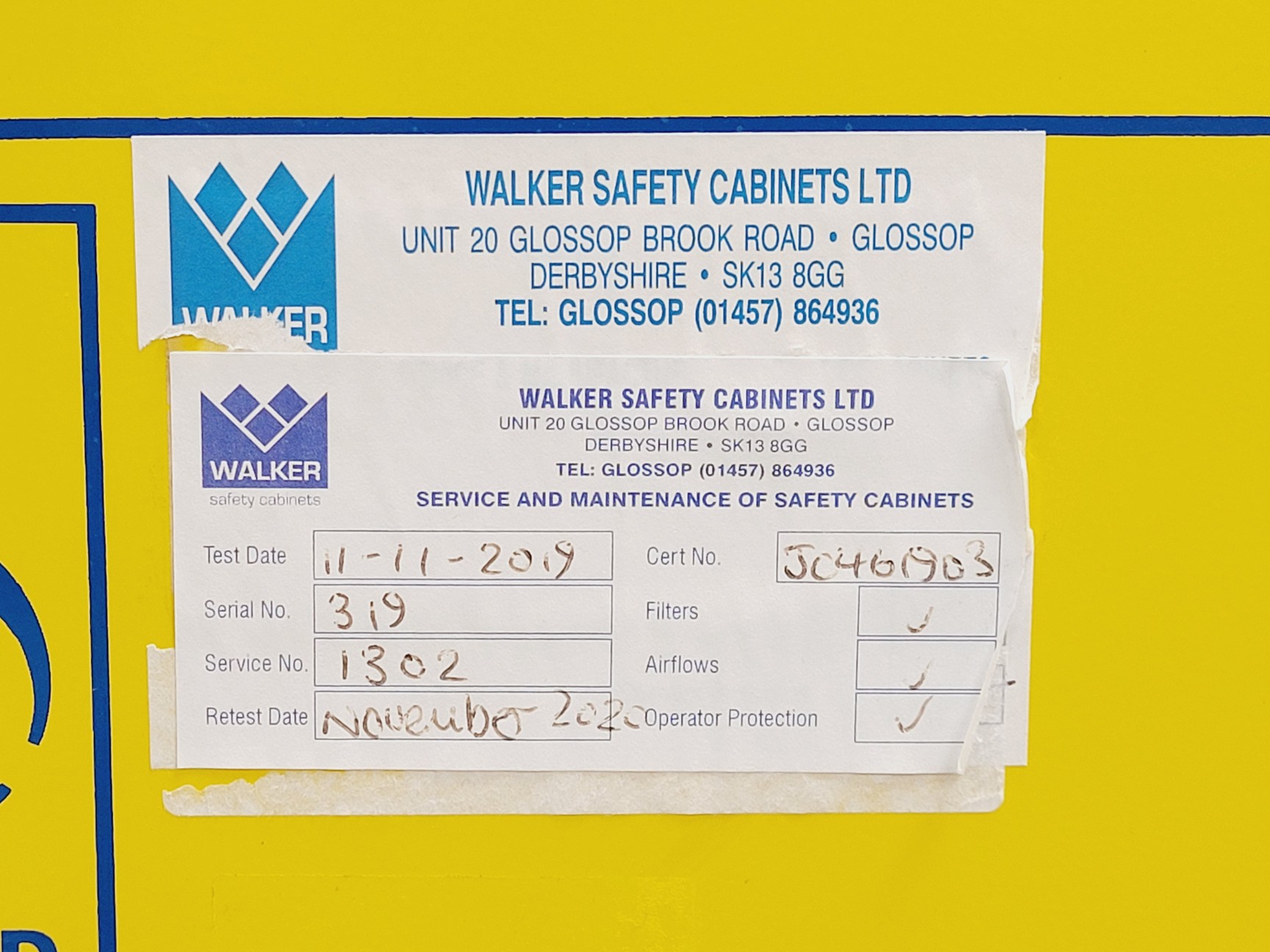 Image of Walker WALKCLII Class II Microbiological Safety Cabinet Lab