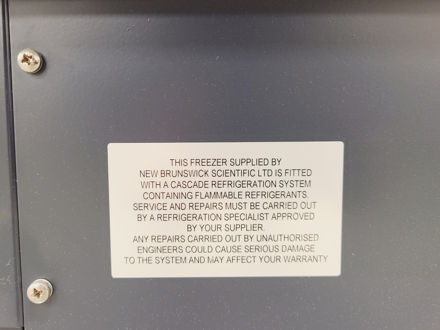 Image of New Brunswick Scientific U570 -86G Ultra Low Temp Freezer Lab