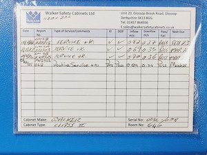 Thumbnail image of Walker Generation 3 Class II Safety Cabinet 1290mm w/ Stand Lab