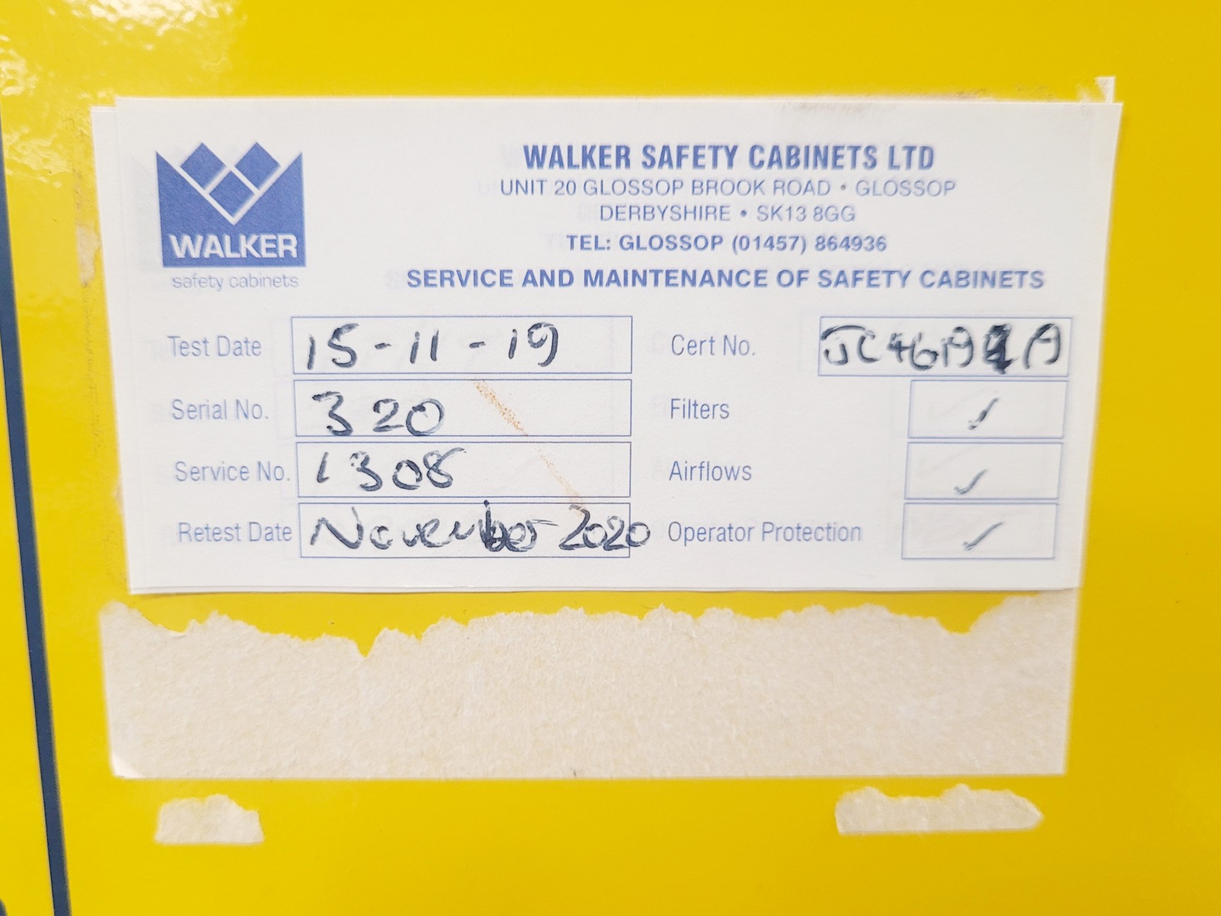 Image of Walker WALKCLII Class II Microbiological Safety Cabinet Lab