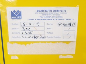 Thumbnail image of Walker WALKCLII Class II Microbiological Safety Cabinet Lab