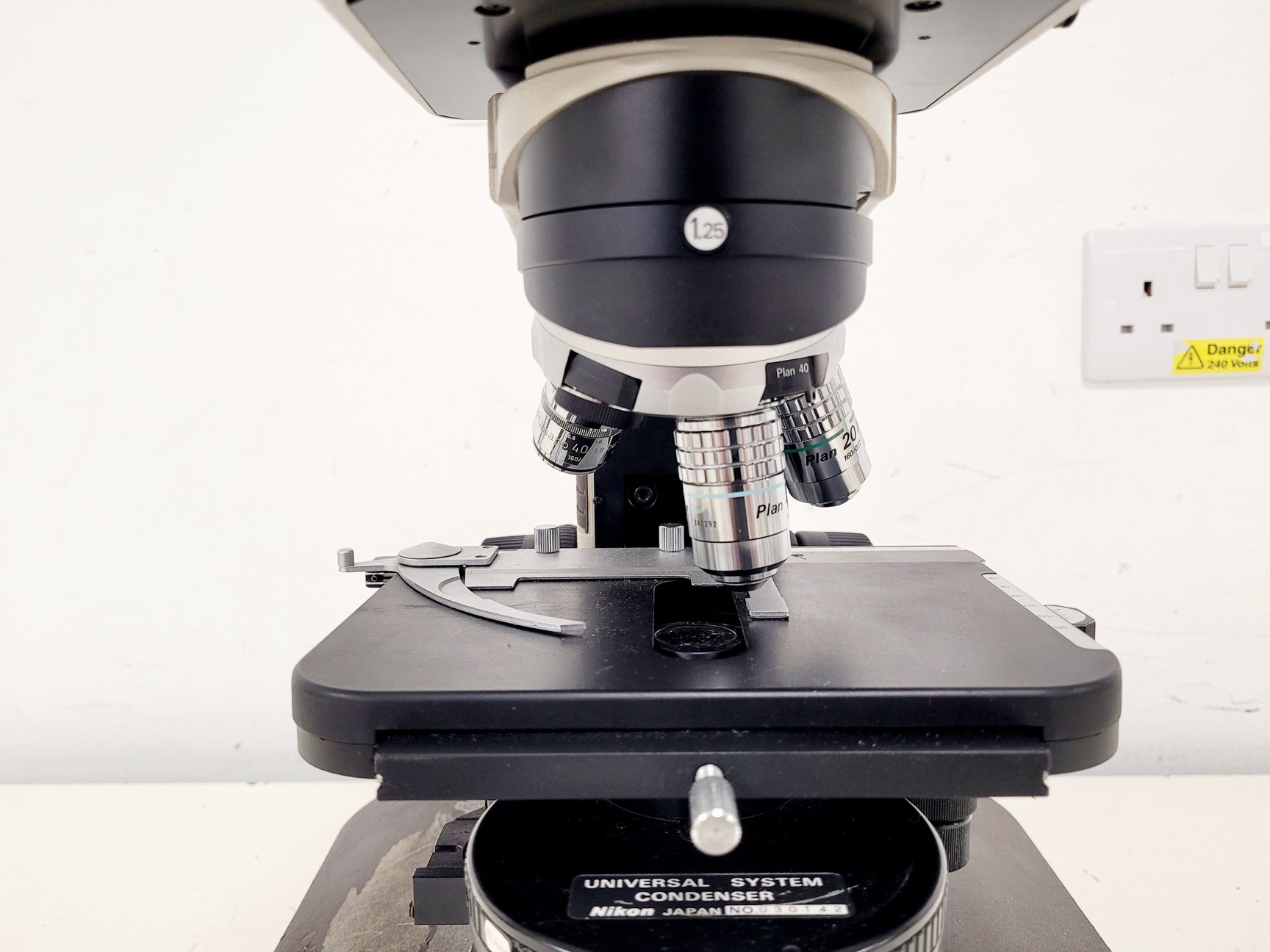 Image of Nikon Optiphot-2 Compound Microscope w/ 4 x Objectives Plan, Planapo, DIC
