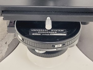 Thumbnail image of Nikon Optiphot-2 Compound Microscope w/ 4 x Objectives Plan, Planapo, DIC