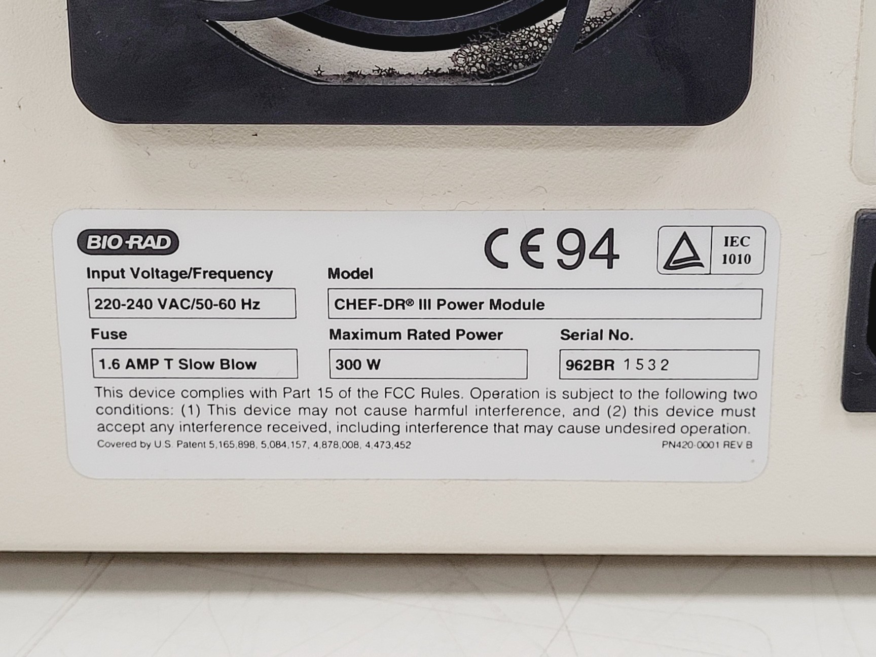 Image of Bio-Rad CHEF-DR III Pulsed Field Electrophoresis Complete System