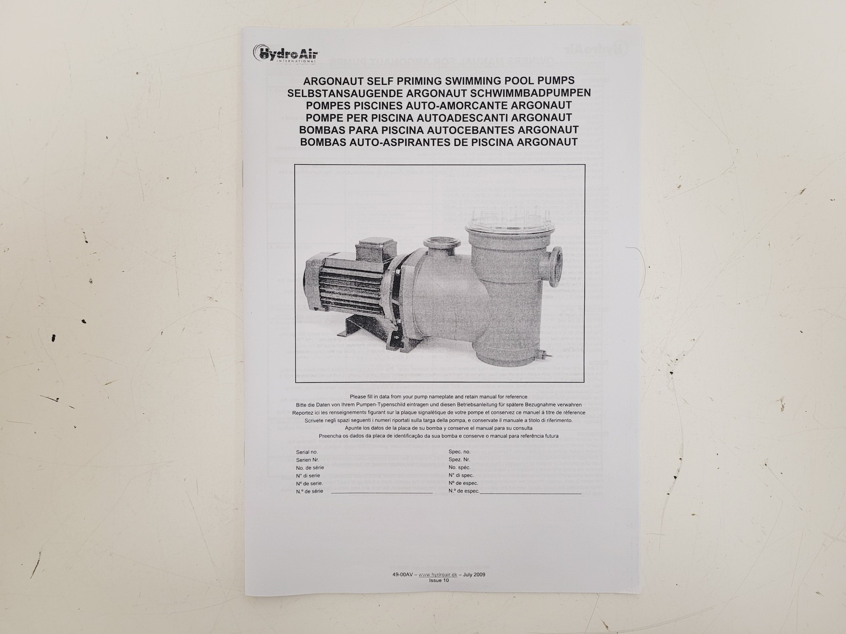 Image of Hydronaut AV150-2DN-S Swimming Pool Pump