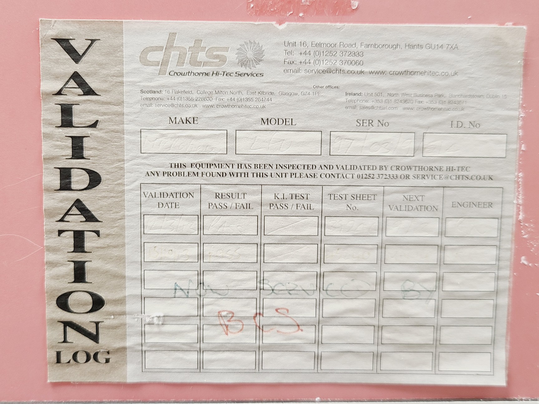 Image of Microflow Laminar Flow Workstation Model VLF 20136 Lab