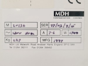 Thumbnail image of Microflow Laminar Flow Workstation Model VLF 20136 Lab