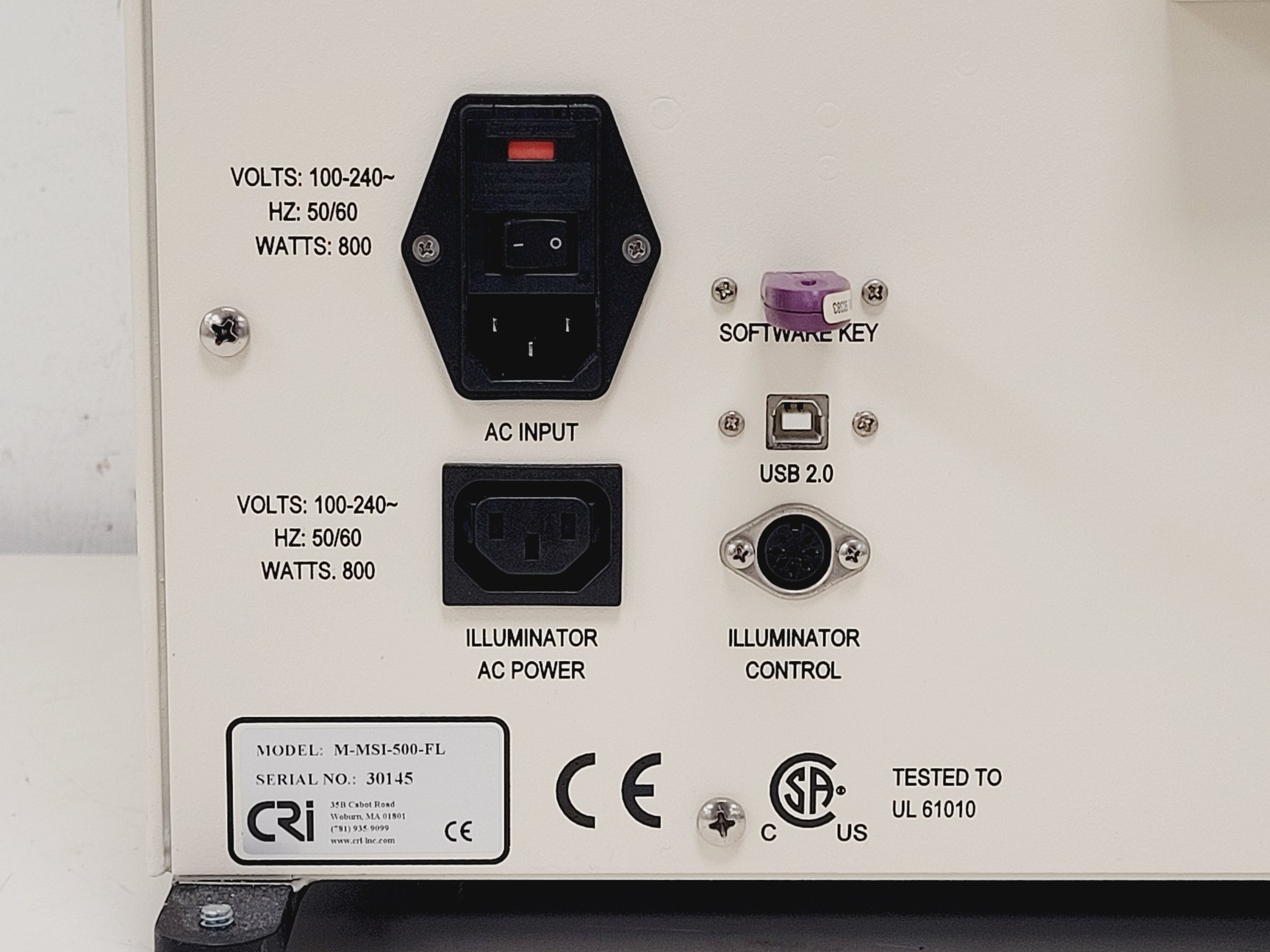 Image of Maestro CRi Model M-MSI-500-FL w/ Model MO80285-PFC Cell Visualising System
